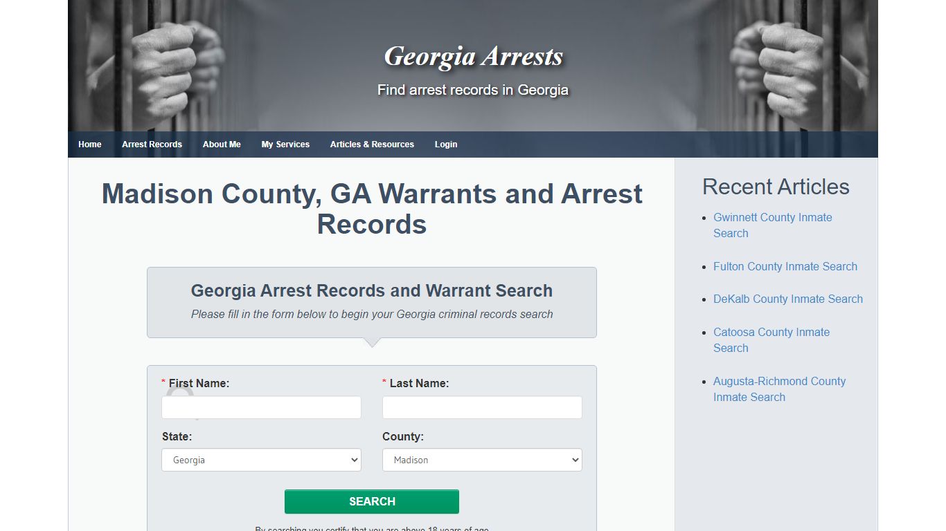 Madison County, GA Warrants and Arrest Records - Georgia Arrests